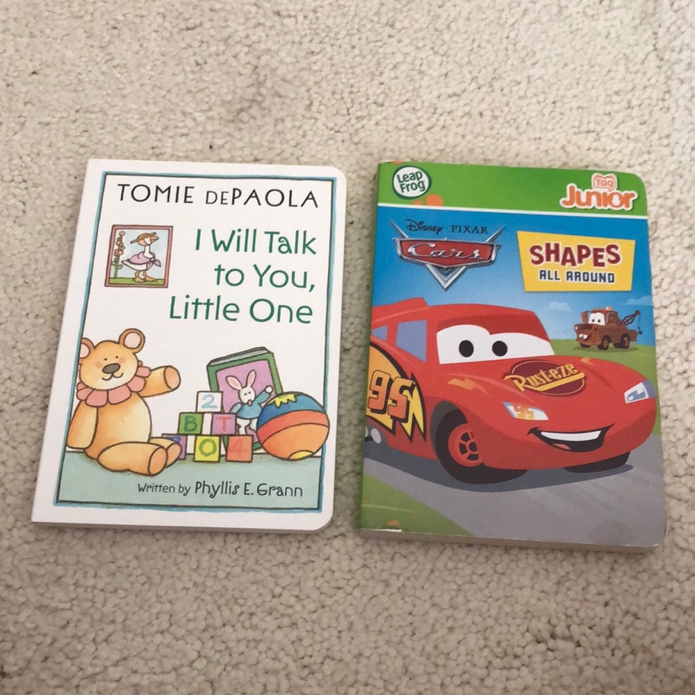 2  baby/toddler cardboard books